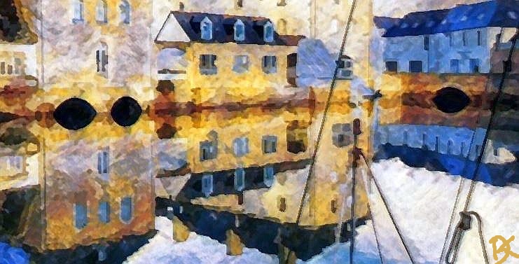 Le pont de Pont-l'Abb&eacute; par Dan Kopel