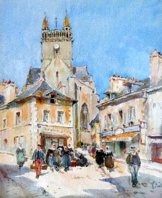 Eglise St-Michel  &agrave; Quimperl&eacute; par Pierre Vinit