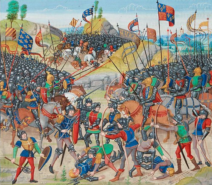 Bataille d'Auray par Jean Froissard