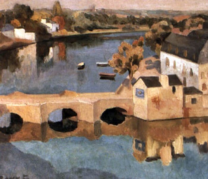 Pont &agrave; Auray par Roger Fry