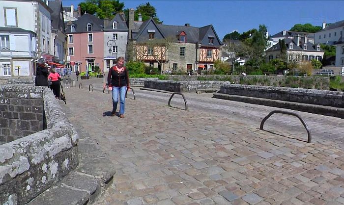 Sur le Pont Saint Goustan &agrave; Auray