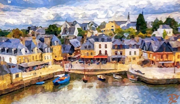 Le port de St-Goustan  par Dan Kopel