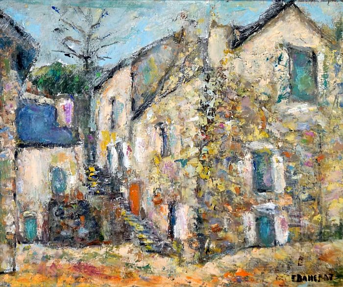 Rue du ch&acirc;teau  &agrave; Auray par Georges Bellerat