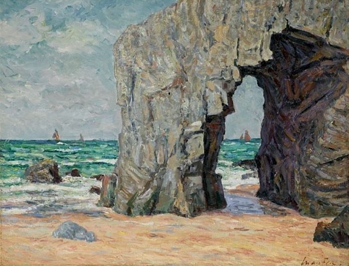Arche de Port-Blanc Presu'ile de Quiberon par Maxime Maufra