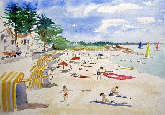 Carnac beach Timmy Malett