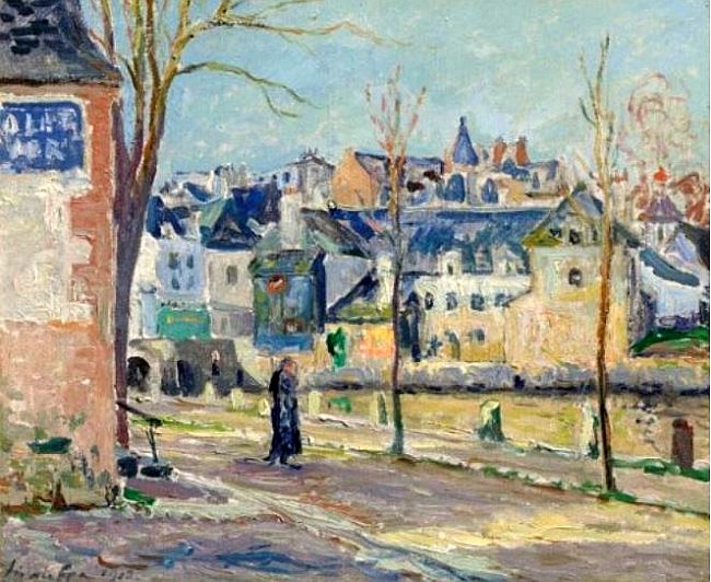 Coin du port d'Auray par Maxime Maufra
