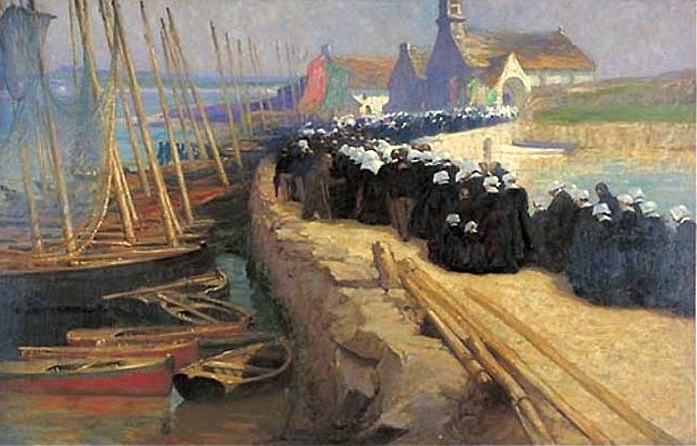 P&eacute;lerinage de St-Cado par Louis Marie D&eacute;sir&eacute;_Lucas