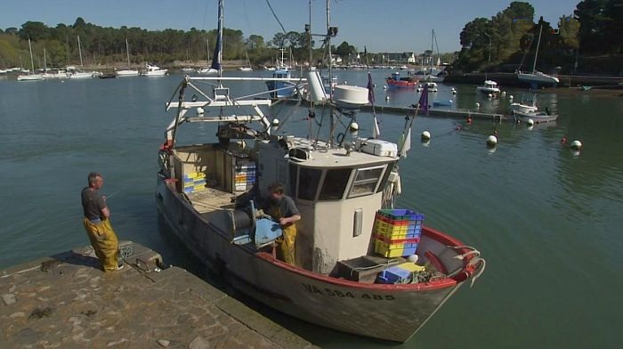 Bateau de p&ecirc;che dans le Golfe du Morbihan
