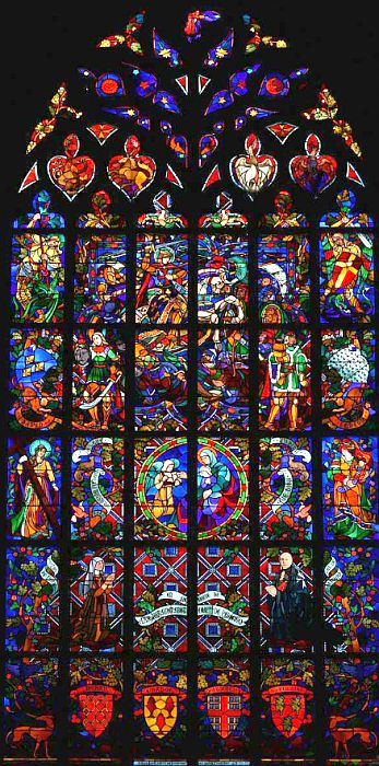 Vitrail basikique de Josselin