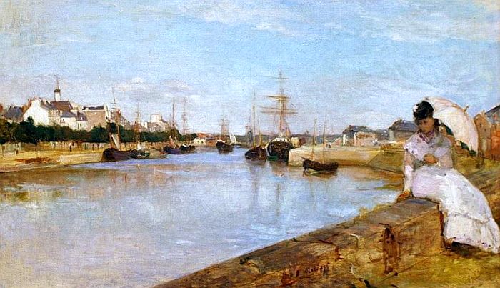 Lorient,le port  par Berthe Morisot