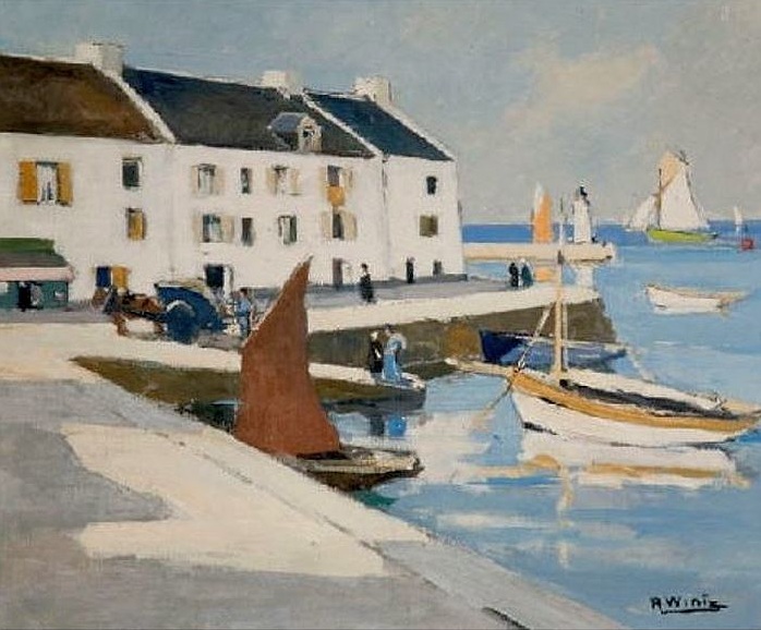 Port de Sauzon  par Raymond Wintz