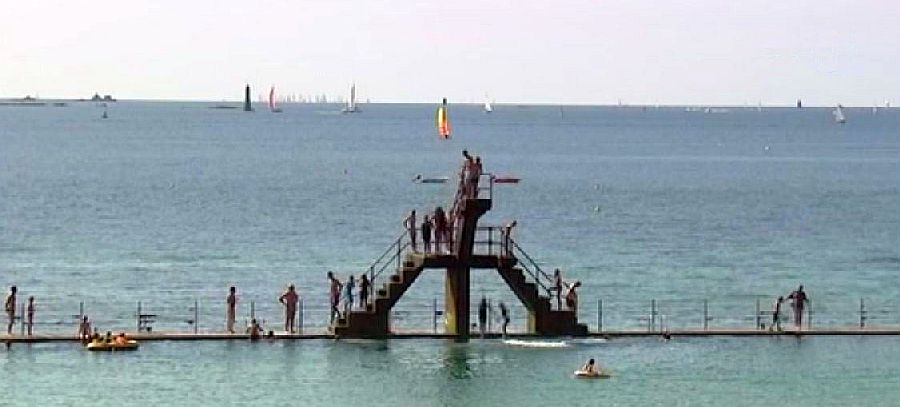 Piscine d'eau de mer &agrave; St-Malo