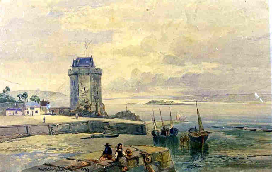 Tour Solidor, quartier St-Servan &agrave; St-Malo par Victor de Wlsh jackson