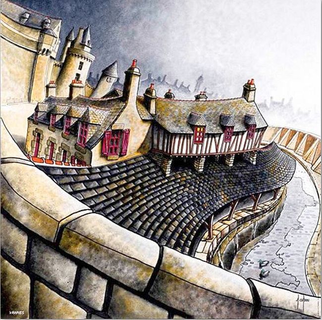 lavoir &agrave; Vannes JC Lenormand