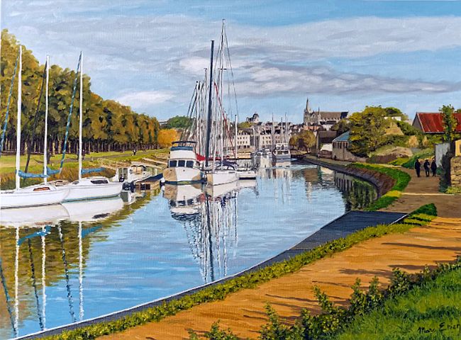 Vannes, chenal du port par Marc Etien