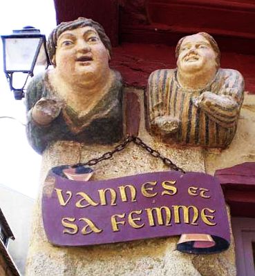 Vannes et sa femme, enseigne
