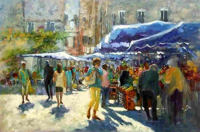 Jour de march&eacute; &agrave; Vannes par Anne Farrall-Doyle