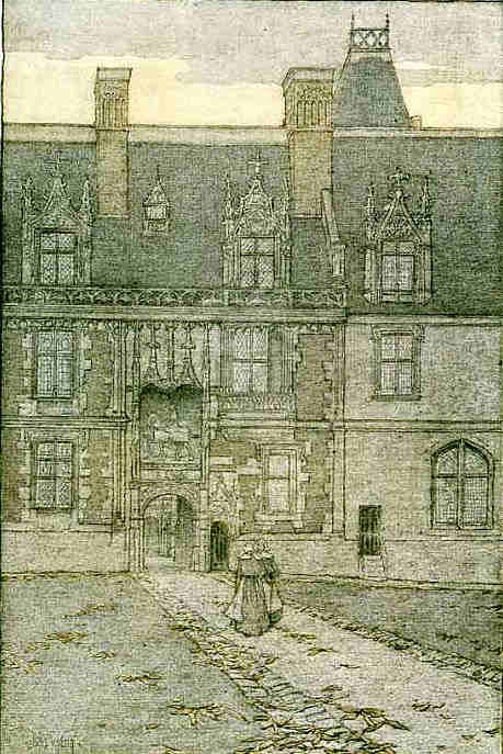 Ch&acirc;teau de Blois, l'aile Louis XII par Jules Gu&eacute;rin