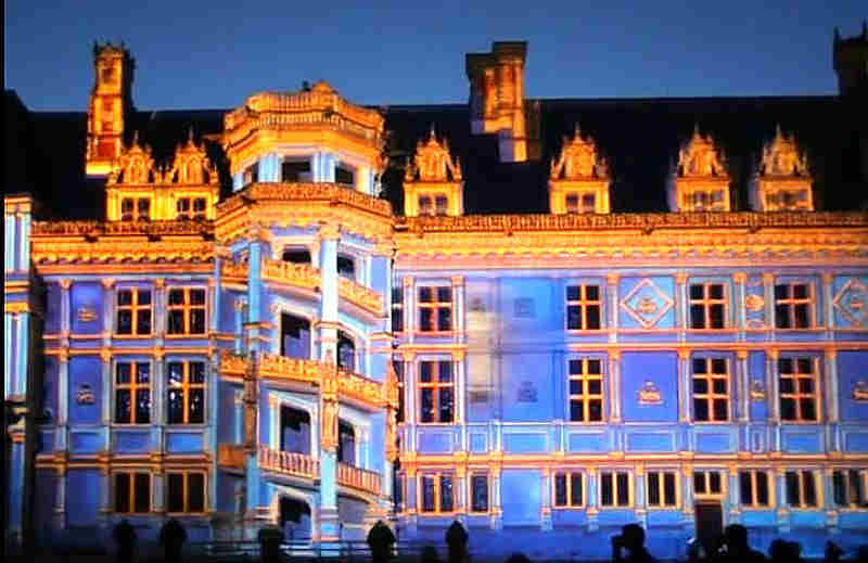Son et lumi&egrave;re ch&acirc;teau de Blois