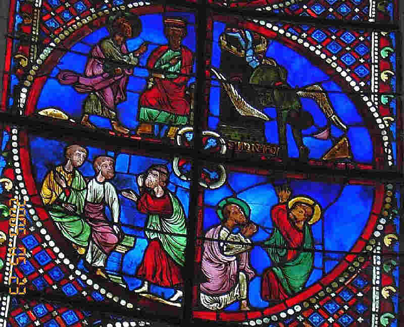 stained glass cathedral of Bourges