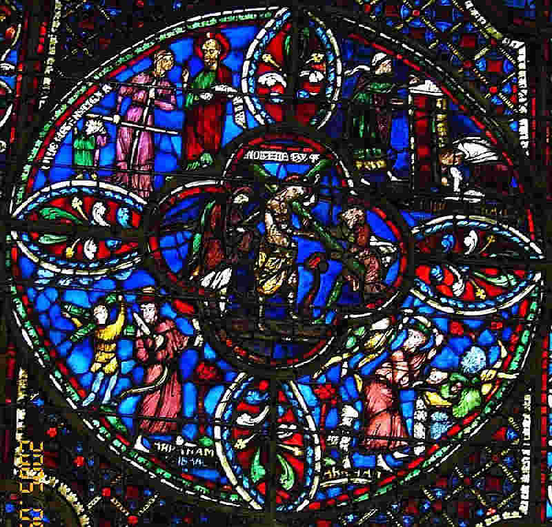 vitrail cath&eacute;drale de bourges