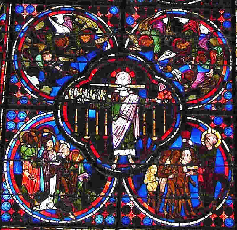 vitrail cath&eacute;drale de Bourges