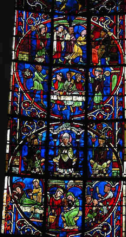 vitrail cath&eacute;drale de Bourges