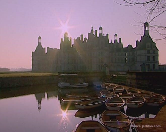 Ch&acirc;teau Chambord contre-jour