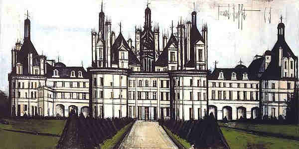 Bernard Buffet chateau de Chambord 1969