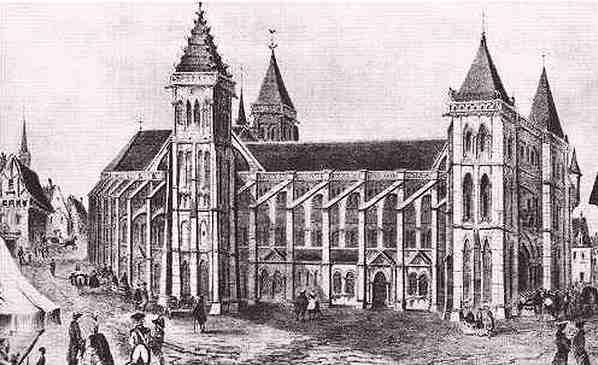 Coll&eacute;giale St-Martin &agrave; Tours au XVIIIe  si&egrave;cle