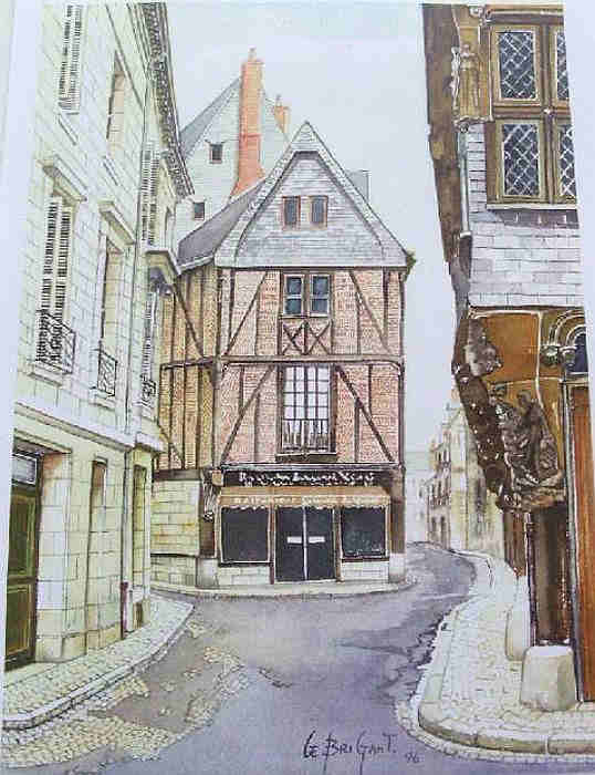 Rue  vieux Tours Michel Le Brigant