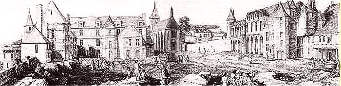 Ch&acirc;teau d'Amboise au 18e si&egrave;cle