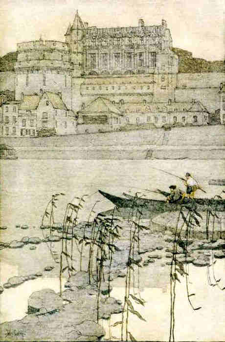 Le ch&acirc;teau d'Amboise par Jules Gu&eacute;rin