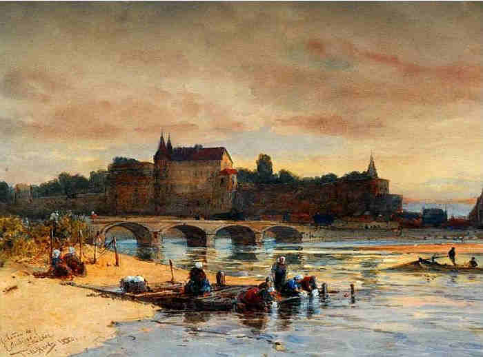 Le ch&acirc;teau d'Amboise par Thomas Bush Hardy