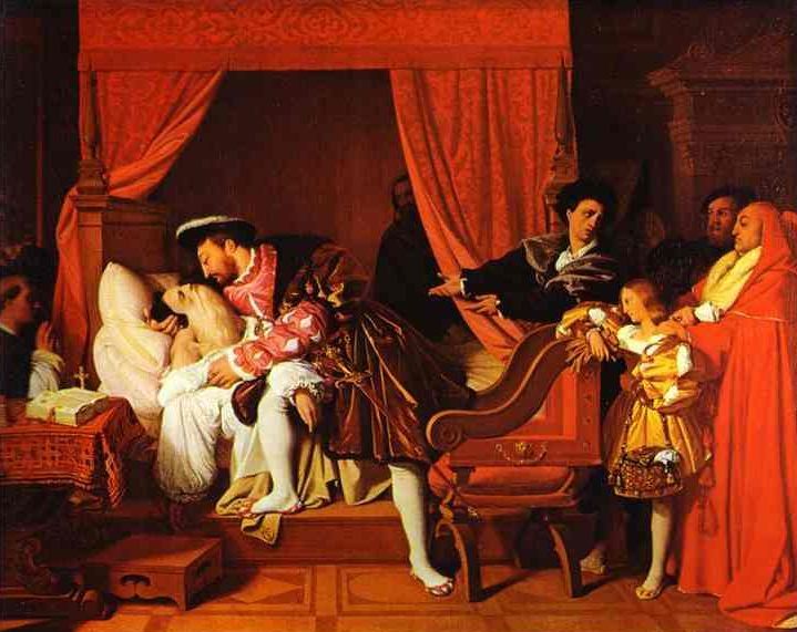 Mort de L&eacute;onard de Vinci au Clos-Luc&eacute;