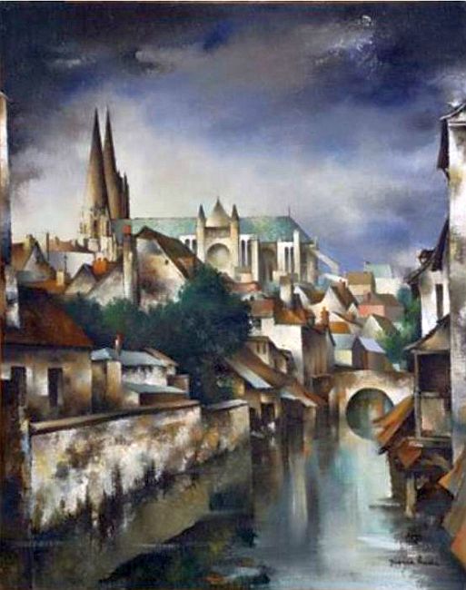 Cath&eacute;drale de Chartres par Pierre Hod&eacute;