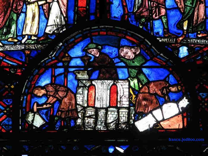 Vitrail de la cath&eacute;drale de Chartres