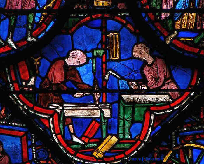 Vitrail de la cath&eacute;drale de Chartres