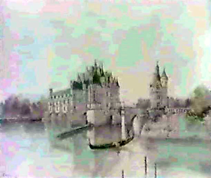 Chateau de Cjenonceau par Emmanuel Lansyer