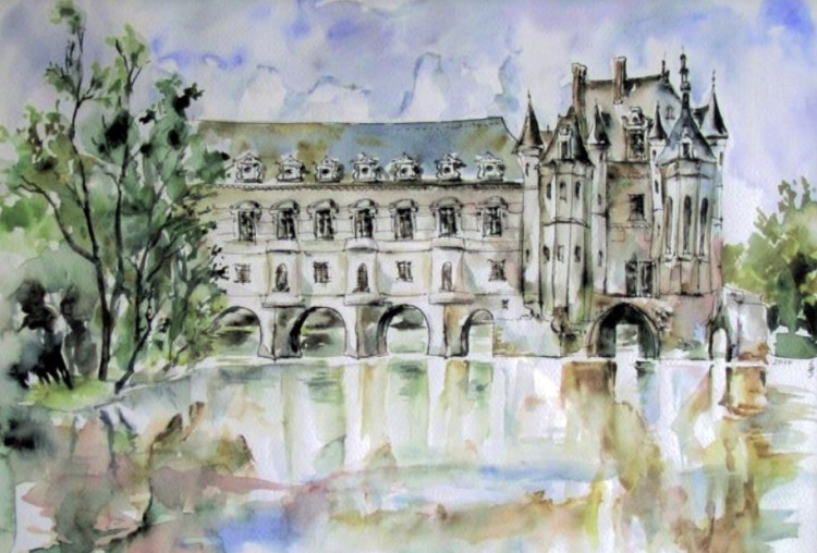 Chenonceau by Szolt Szekelyhidi