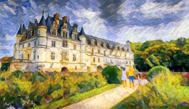 Jardins du chateau de Chenonceau par Dan Kopel