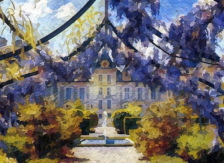 Flowered Cheverny by Dan Kopel