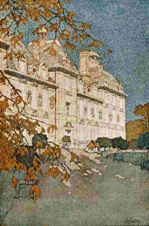 Jules Guerin Cheverny depuis les jardins