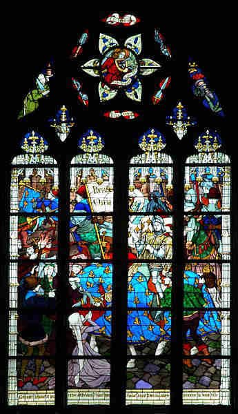 Vitrail cath&eacute;drale d'Orl&eacute;ans