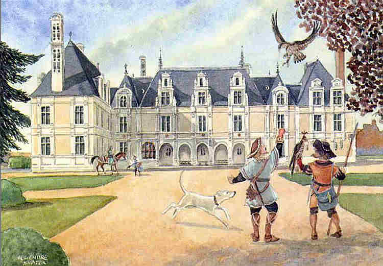 Ch&acirc;teau de Beauregard, le faucionnier par Philippe Legendre-Kvater