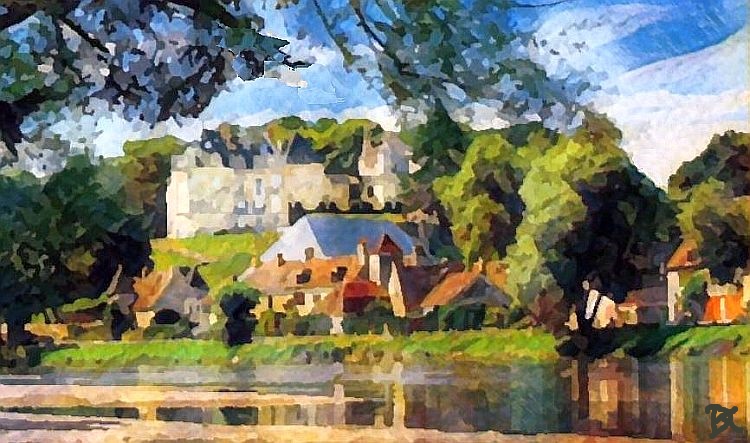 Apremont-sur-Aller vu de l'Allier  par Dan Kopel