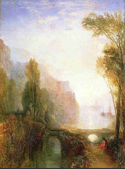 Les berges de la Loire par William Turner