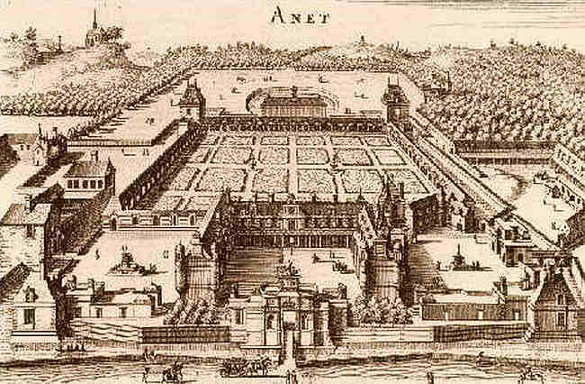 Ch&acirc;teau d'Anet au XVIIe si&egrave;cle