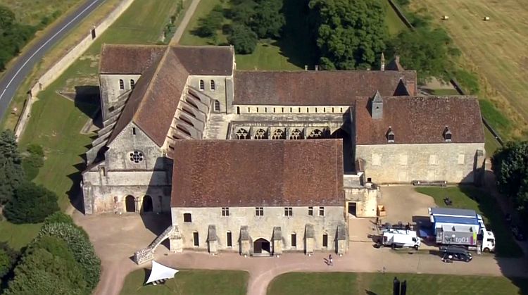 Vue abbaye de Noirlac