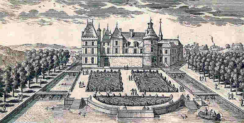 Ch&acirc;teau de Maintenon au 17e si&egrave;cle
